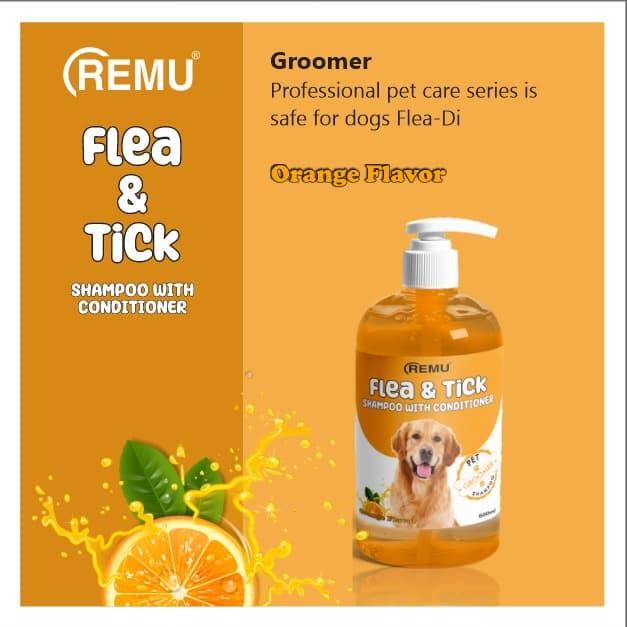 Remu Flea n Tick Shampoo with Conditioner