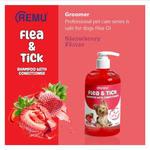 Remu Flea n Tick Shampoo with Conditioner
