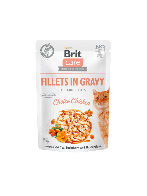 Brit Care Fillets in Jelly For Adult Cats-Chicken (85g)