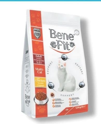 Bene Fit Adult Multi-Cat Food-Chicken (1.5kg)